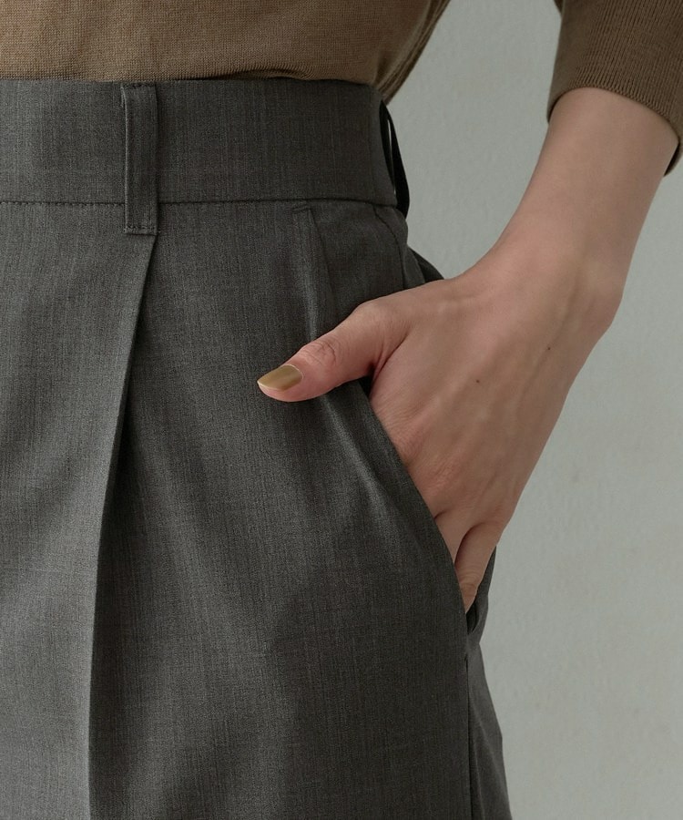 ウーステッドテーパードパンツ19
