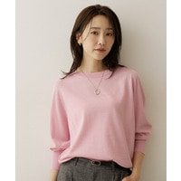 【アンサンブル可能/オンオフ使える】シルクウールカシミヤプルオーバー