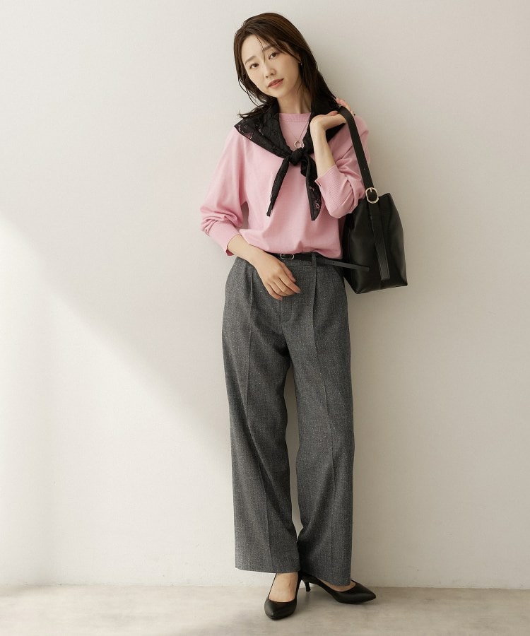 【アンサンブル可能/オンオフ使える】シルクウールカシミヤプルオーバー13