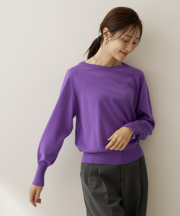 【アンサンブル可能/オンオフ使える】シルクウールカシミヤプルオーバー15