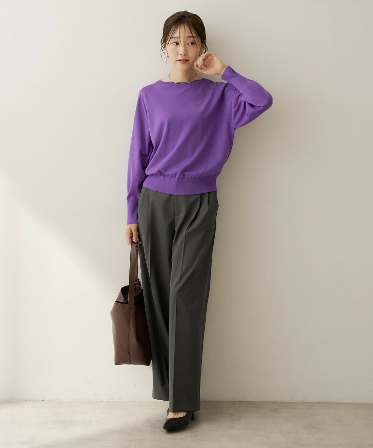 【アンサンブル可能/オンオフ使える】シルクウールカシミヤプルオーバー16