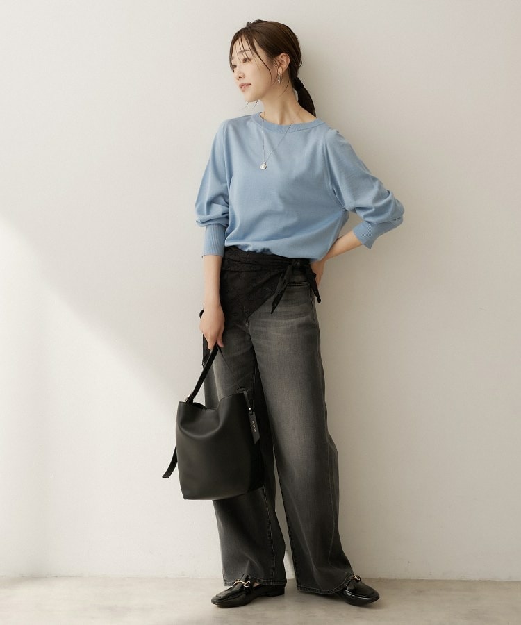 【アンサンブル可能/オンオフ使える】シルクウールカシミヤプルオーバー20