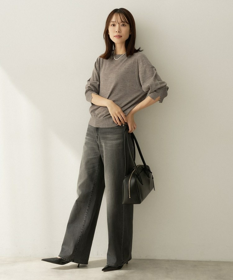 【アンサンブル可能/オンオフ使える】シルクウールカシミヤプルオーバー24