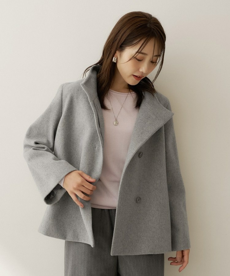 名品】ウールショートコート 20260215397408｜【アリノマ】大きい