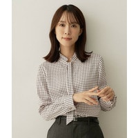◆【スーツインナー】コモンモチーフブラウス
