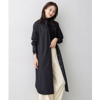 ロングシャツワンピース