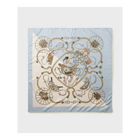 【手洗い／88cm正方形】バイカラーハーネススカーフ