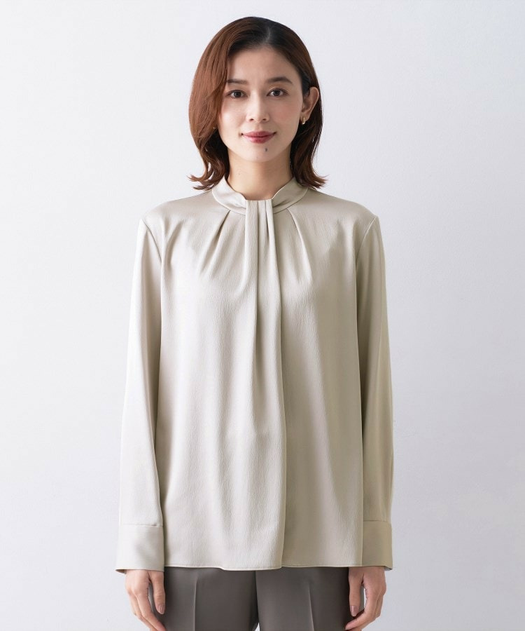 サテンドレープブラウス15