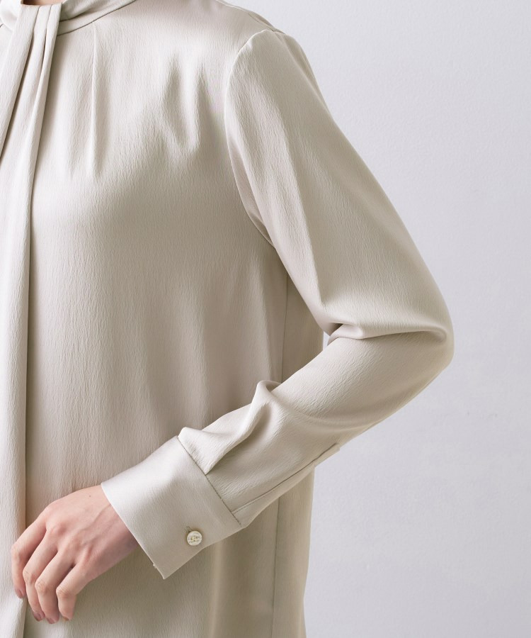 サテンドレープブラウス20