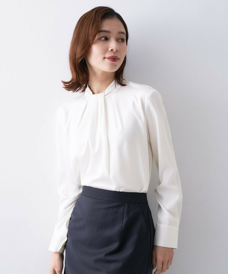 サテンドレープブラウス4