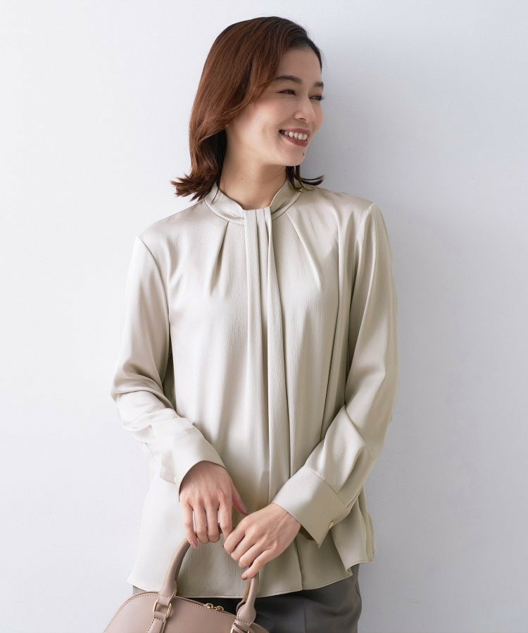 サテンドレープブラウス7