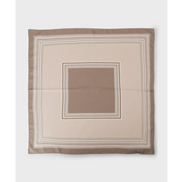 スクエアラインプリントスカーフ