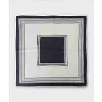 スクエアラインプリントスカーフ