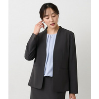 エアリーノーカラージャケット