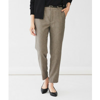 【通勤スーツ／入卒／セレモニー】ウーステッドカルゼ テーパードパンツ