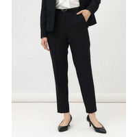 【洗える/仕事着/スーツ】ウーステッドカルゼ テーパードパンツ