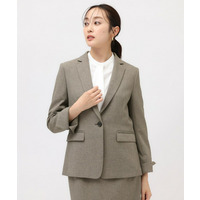 【通勤スーツ／入卒／セレモニー】ウーステッドカルゼ テーラードジャケット