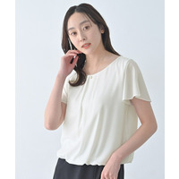 パウダリータックブラウス