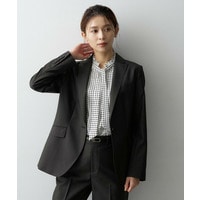 【SET UP】ウールシルクブレンドテーラードジャケット