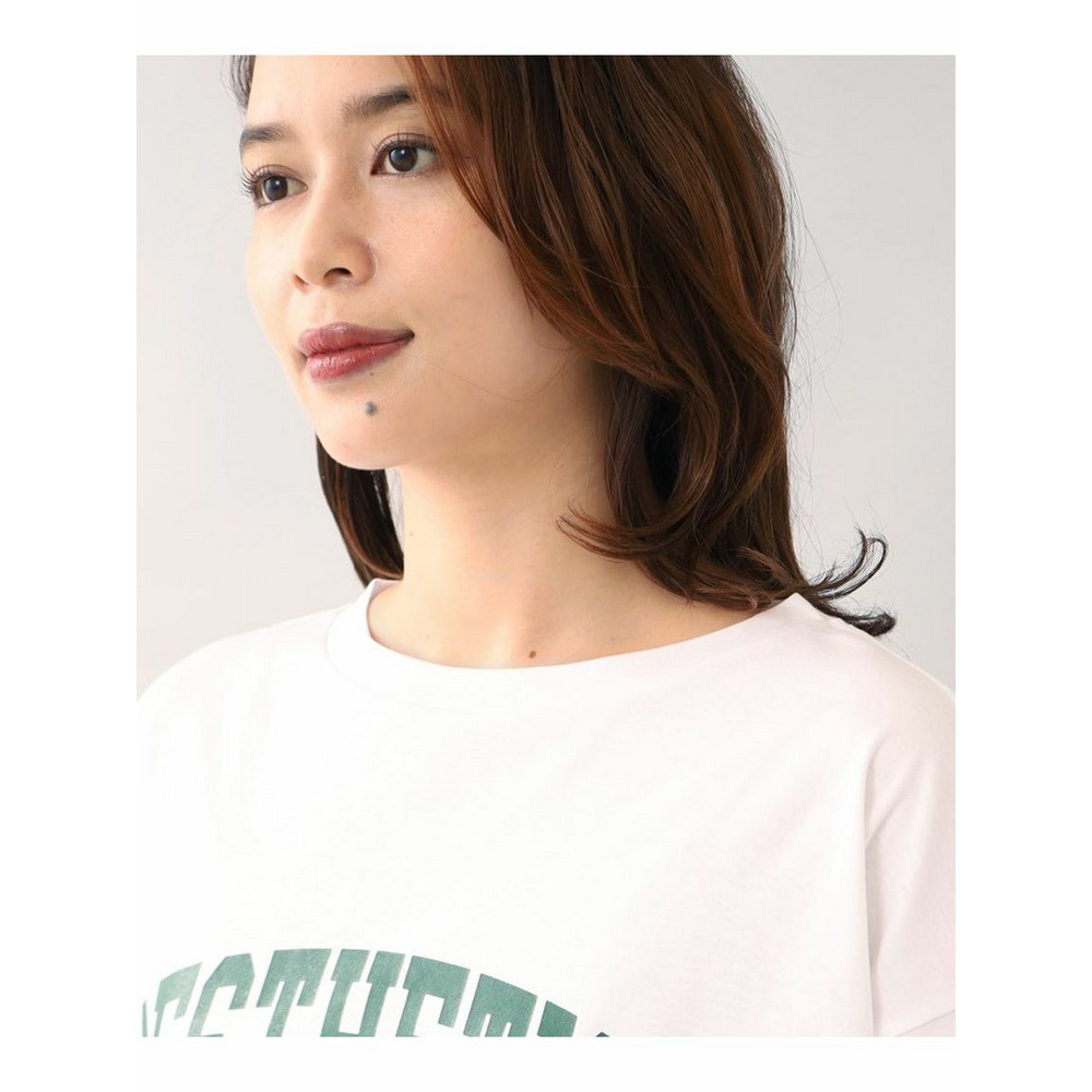 【コットン100％／洗える】カレッジロゴ風 ロゴTシャツ5