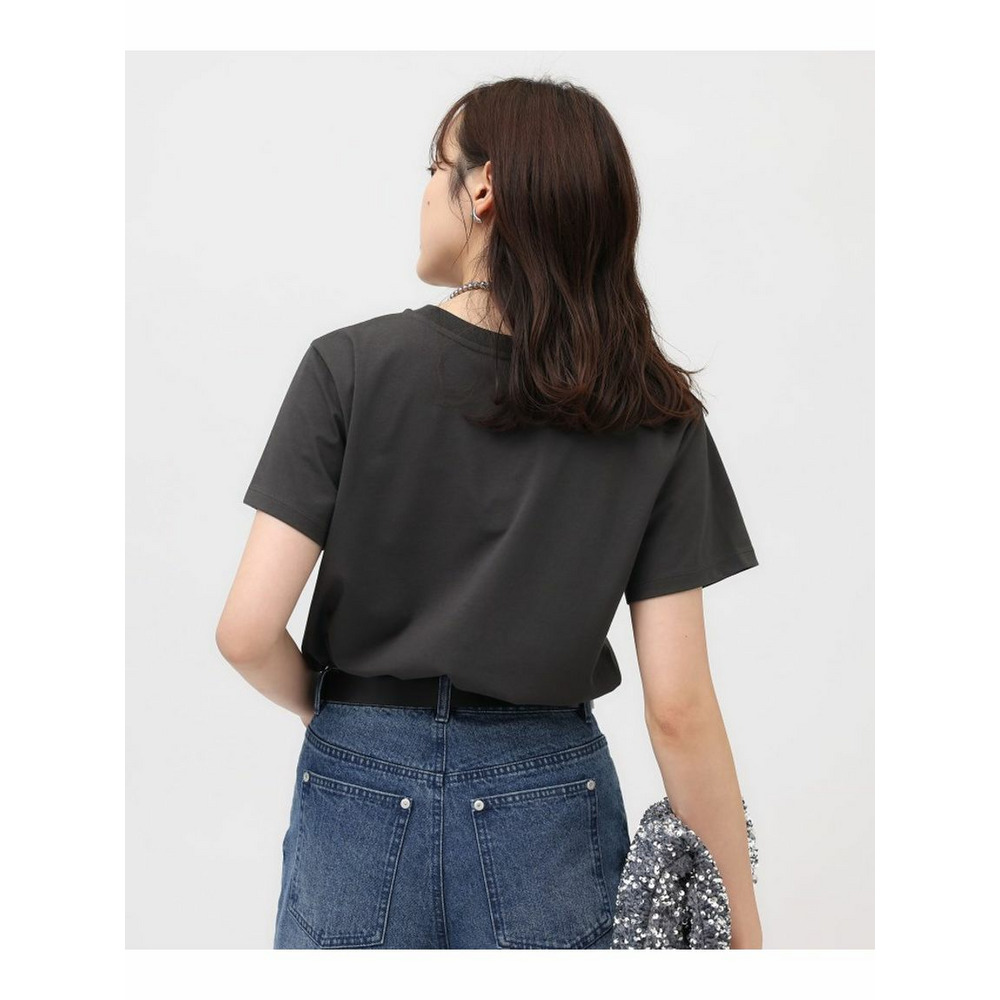 【なめらかな肌触り】シルケットロゴTシャツ17