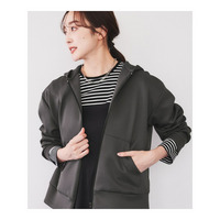 ◆【スポンディッシュ/セットアップ可能】ダンボールジャージ ジップフーディー