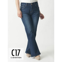 C17 BOOT CUT　シーセブンティーン　　ブーツカット　大きいサイズ レディース