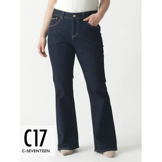 C17 BOOT CUT　シーセブンティーン　　ブーツカット　大きいサイズ レディース【アリノマ/Alinoma】