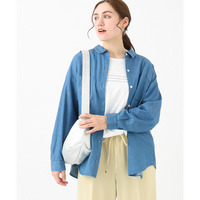 25年春新作【大きいサイズ】デニムシャツ