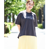 25年夏新作【大きいサイズ/a.v.v×eur3】コットンロゴTシャツ