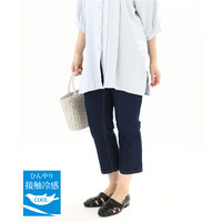 25年夏新作【追加販売】【大きいサイズ/接触冷感】ストレッチデニムパンツ