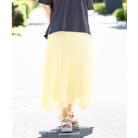 25年夏新作【大きいサイズ/a.v.v×eur3】ランダムプリーツスカート