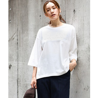 25年夏新作【大きいサイズ】エンボスロゴTシャツ