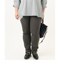 25年秋新作【大きいサイズ】ストレッチスリムパンツ