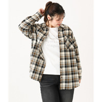 25年秋新作【大きいサイズ】チェック柄ネルシャツ
