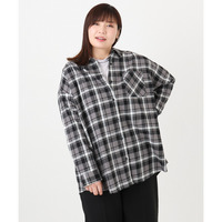 25年秋新作【大きいサイズ】チェック柄ネルシャツ