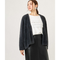 25年秋新作【大きいサイズ】フラッフィージャケット