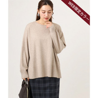 25年秋新作【大きいサイズ】ボクシーシルエットニット