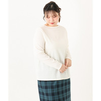 25年秋新作【大きいサイズ】ぽこぽこシャーリングトップス