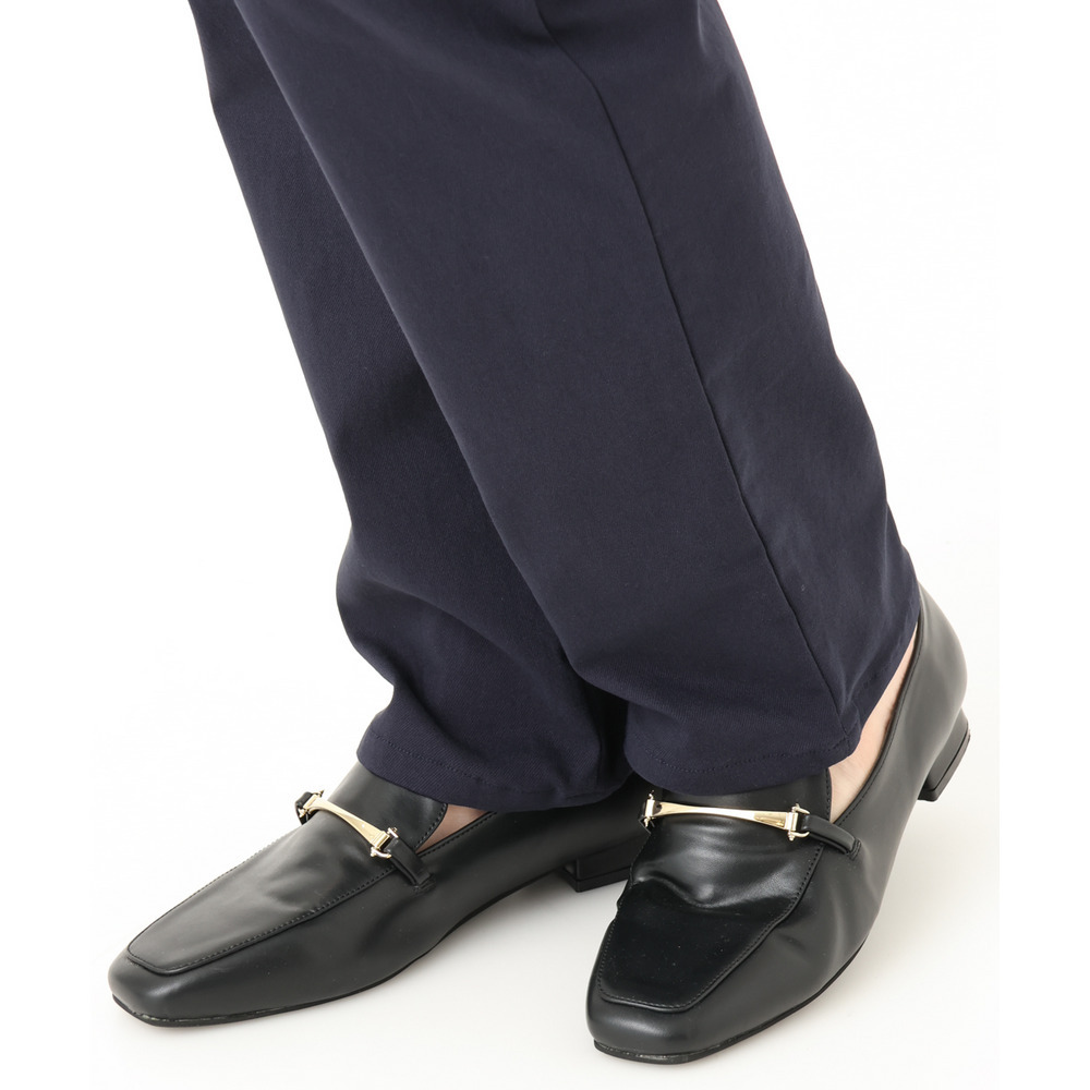 25年秋新作【大きいサイズ】さらさらストレッチ裏起毛ストレートパンツ8