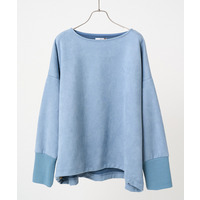 25年秋新作【大きいサイズ】ダンボールスエードプルオーバー