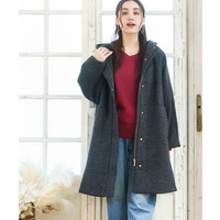 25年冬新作【大きいサイズ】ライトカシミヤウールコート