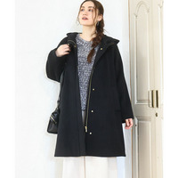 25年冬新作【大きいサイズ】ライトカシミヤウールコート