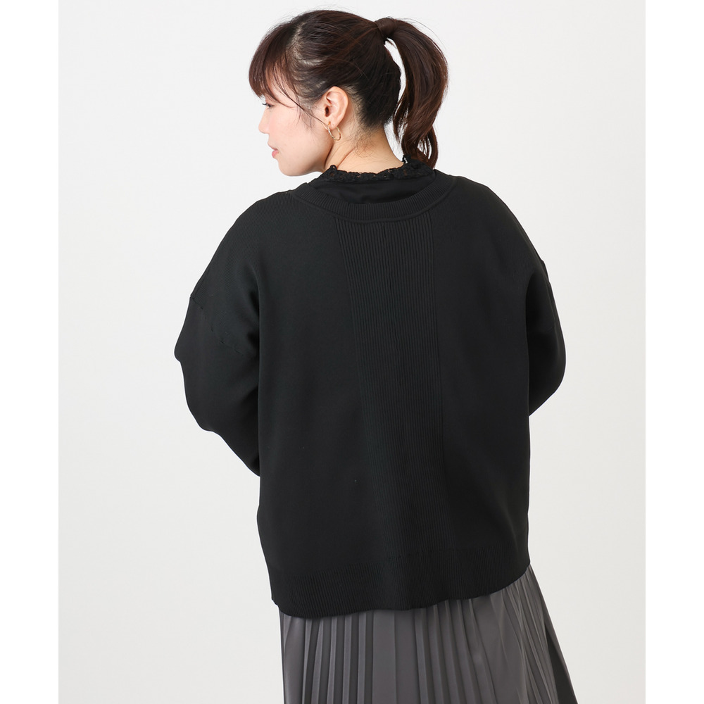 25年冬新作【大きいサイズ】2WAYカーディガン26