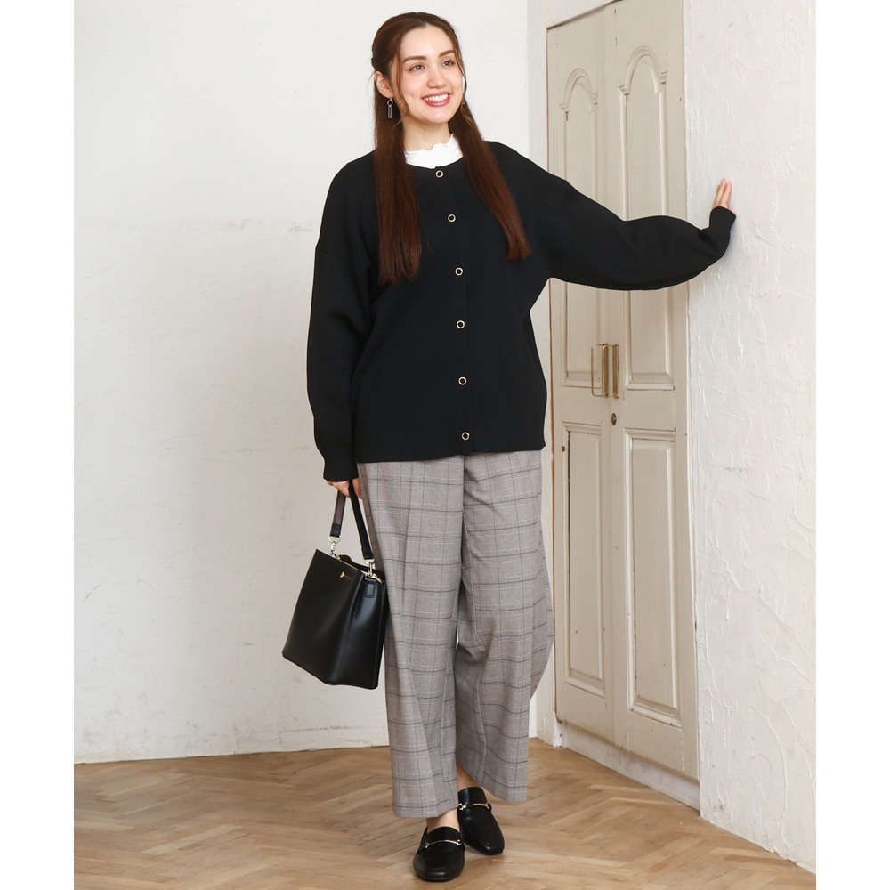 25年冬新作【大きいサイズ】2WAYカーディガン29