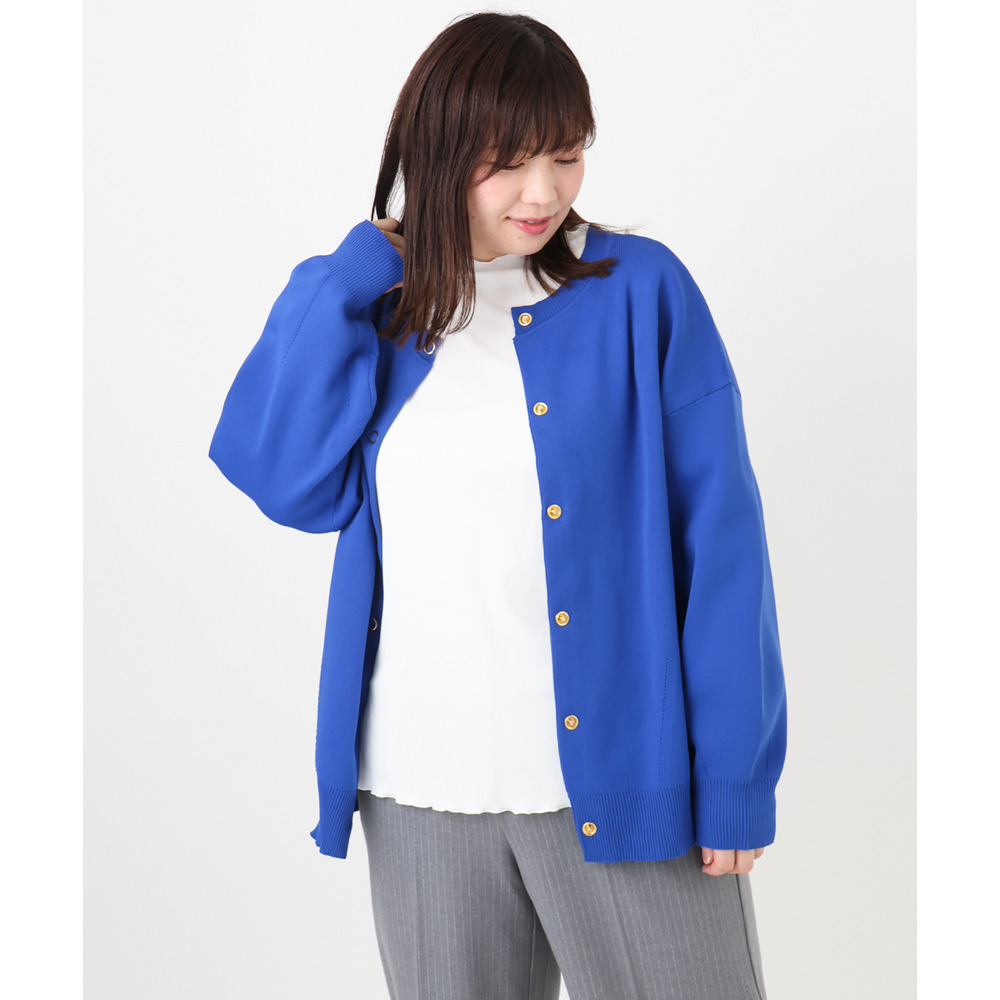 25年冬新作【大きいサイズ】2WAYカーディガン7