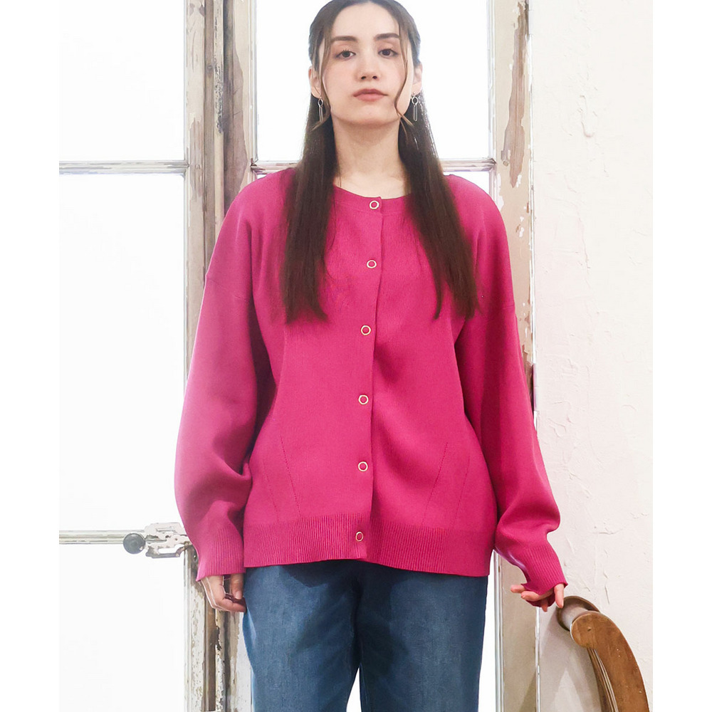 25年冬新作【大きいサイズ】2WAYカーディガン1