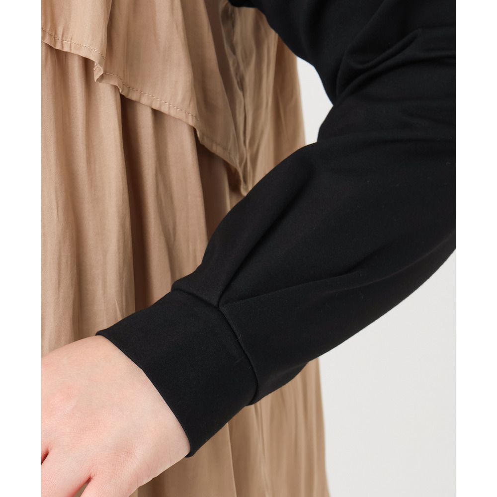 25年冬新作【大きいサイズ】サテンドッキングチュニック10