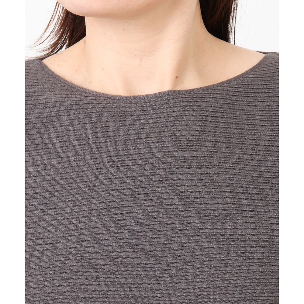 25年冬新作【大きいサイズ】サイドスリットカラーニット17