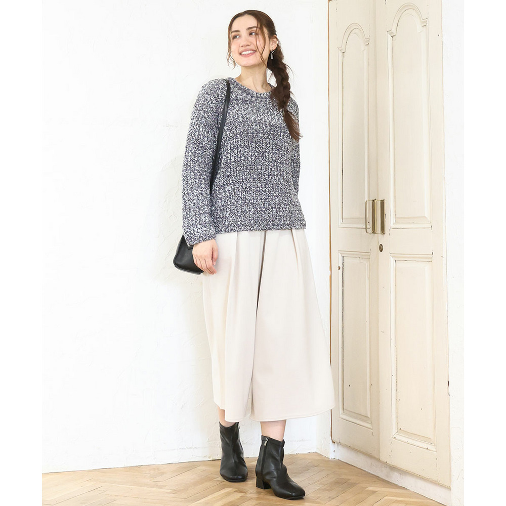 25年冬新作【大きいサイズ】ミックスカラーラメニット15